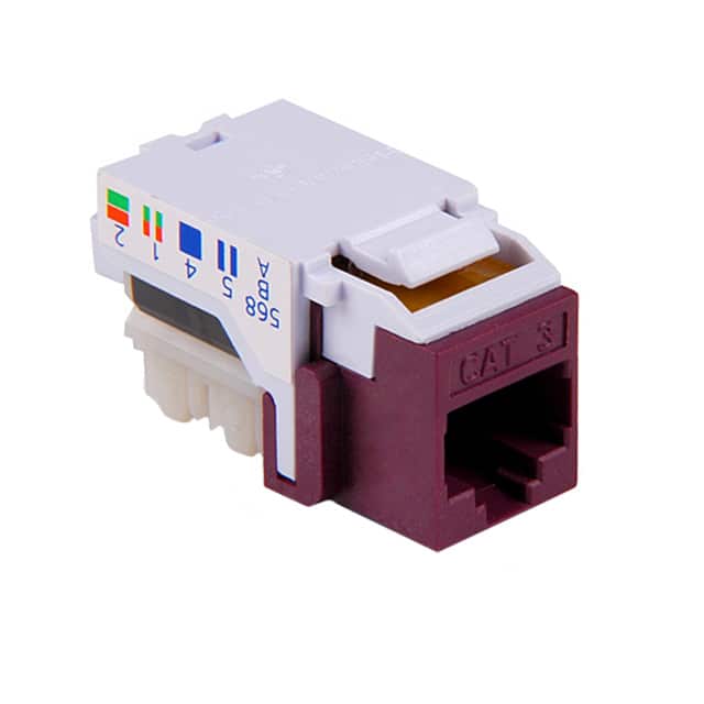 RJ11FC3-VIO INSERT 6P6C JACK TO IDC CONN