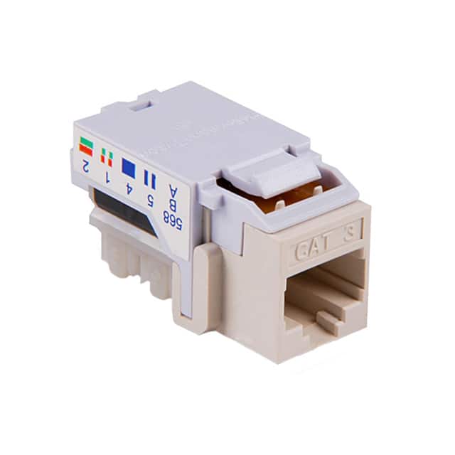 RJ11FC3-W INSERT 6P6C JACK TO IDC CONN