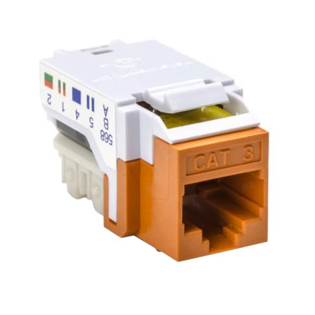 RJ45FC3-ORN INSERT RJ45 JACK TO IDC CONN