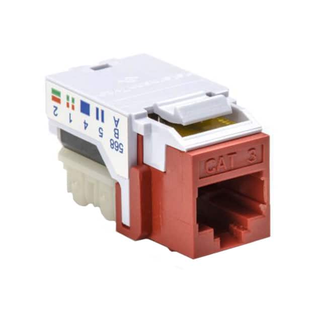 RJ45FC3-RED INSERT RJ45 JACK TO IDC CONN