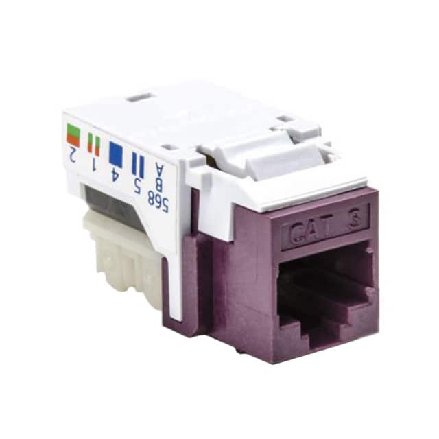 RJ45FC3-VIO INSERT RJ45 JACK TO IDC CONN