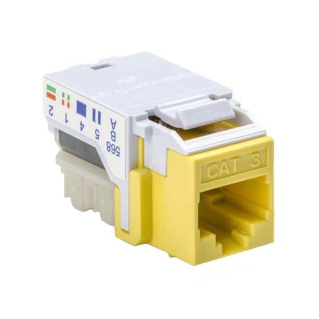 RJ45FC3-YEL INSERT RJ45 JACK TO IDC CONN