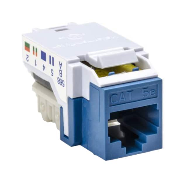 RJ45FC5EB-BLU INSERT RJ45 JACK TO IDC 50/BX