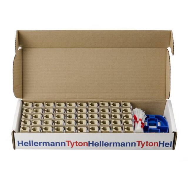 RJ45FC5EB-I INSERT RJ45 JACK TO IDC 50/BX
