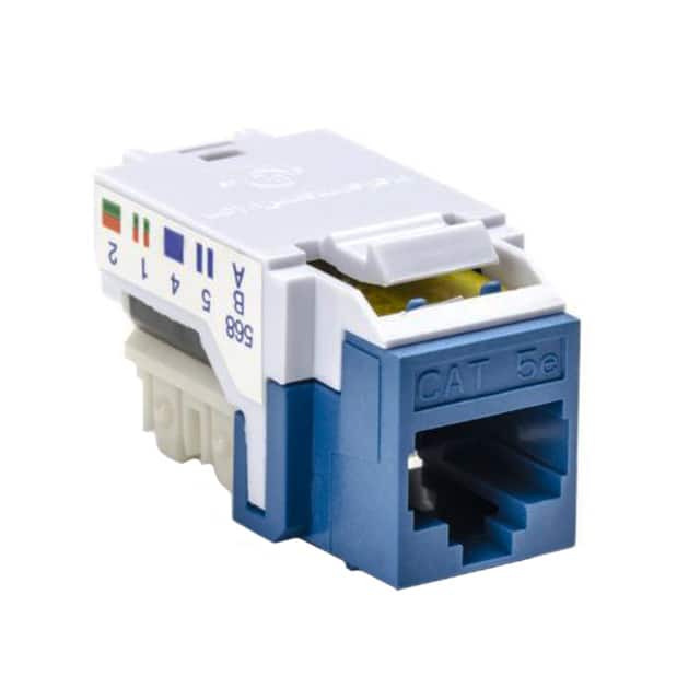 RJ45FC5E-BLU INSERT RJ45 JACK TO IDC CONN
