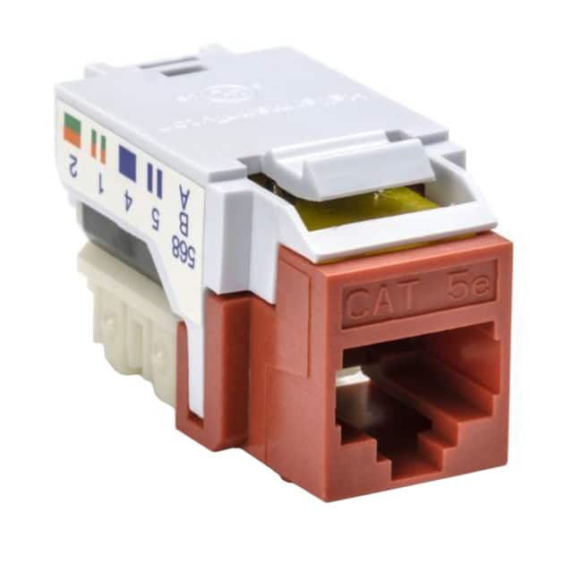 RJ45FC5EB-RED INSERT RJ45 JACK TO IDC 50/BX