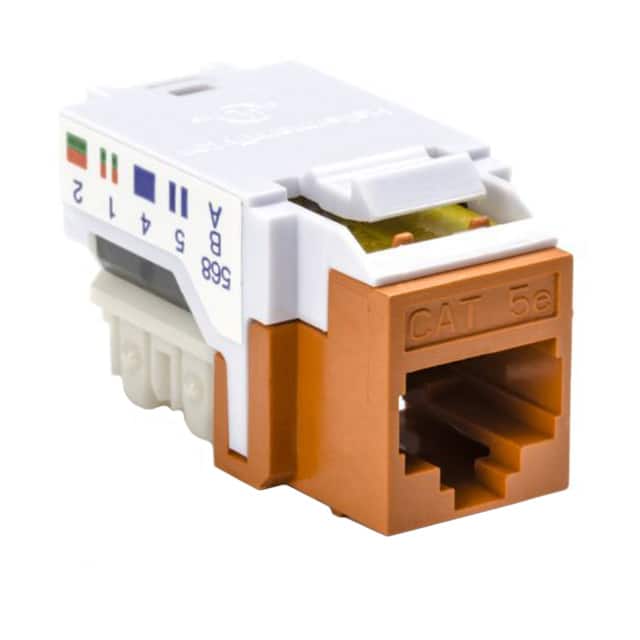 RJ45FC5E-ORN INSERT RJ45 JACK TO IDC CONN
