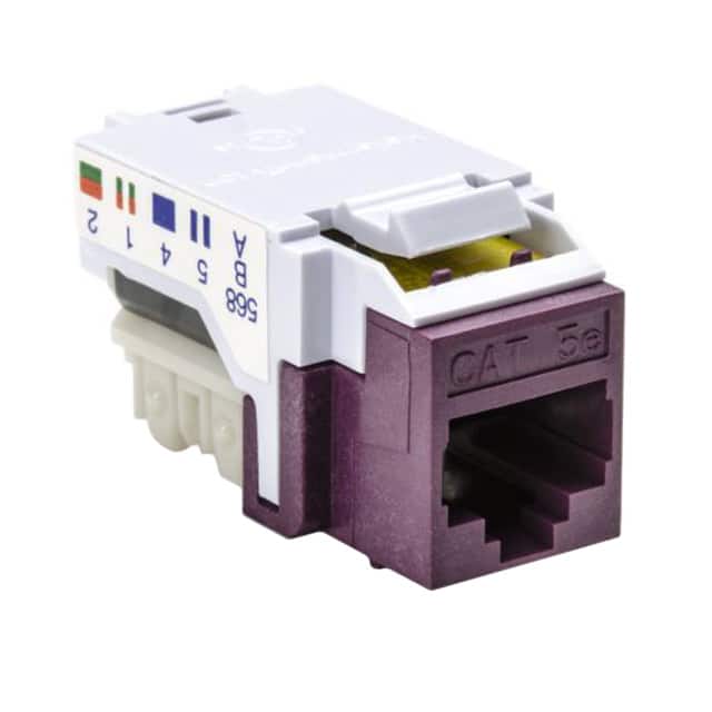 RJ45FC5E-VIO INSERT RJ45 JACK TO IDC CONN