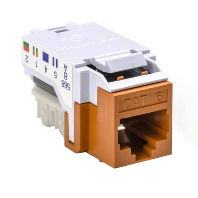 RJ45FC6B-ORN INSERT RJ45 JACK TO IDC 50/BX