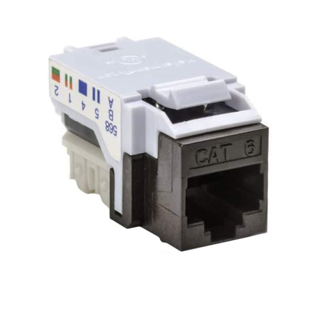 RJ45FC6-BRN INSERT RJ45 JACK TO IDC CONN