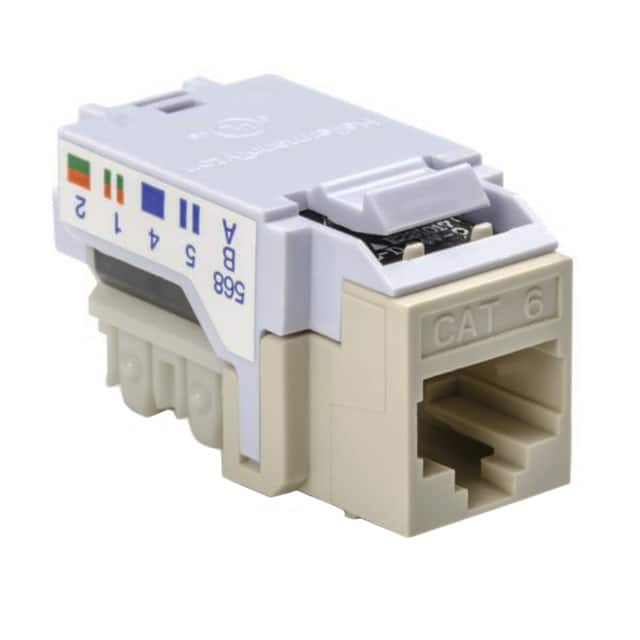 RJ45FC6-FW INSERT RJ45 JACK TO IDC CONN
