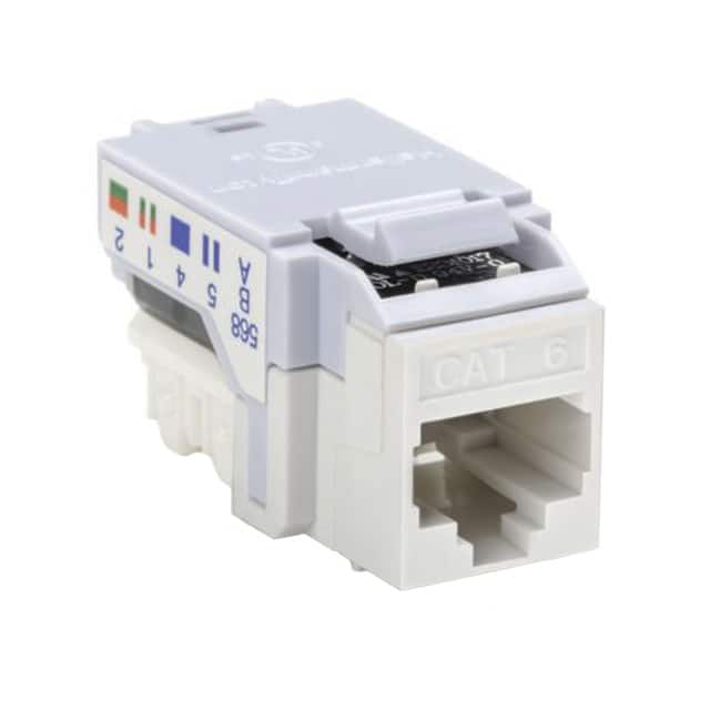 RJ45FC6-W INSERT RJ45 JACK TO IDC CONN