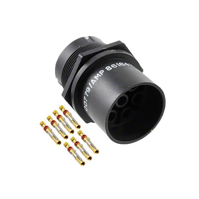 861647-1 CONN LGH RCPT 7POS CIRC PNL MNT