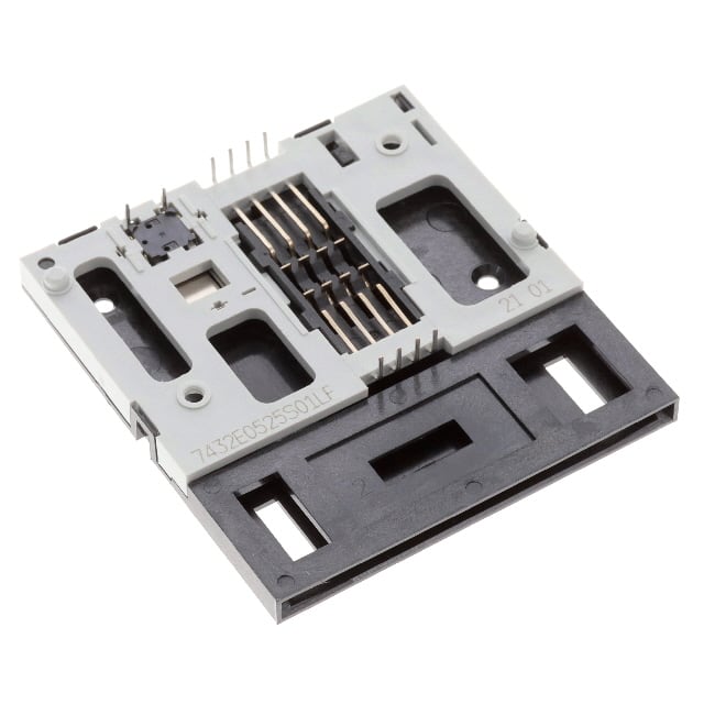 7432E0525S01LF CONN SMART CARD PUSH-PULL R/A