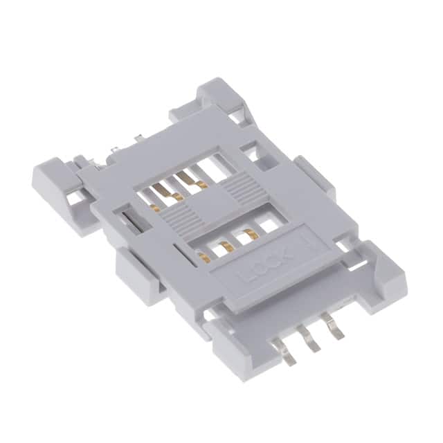 7312S0815X01LF CONN SIM/SAM CARD HINGED TYPE