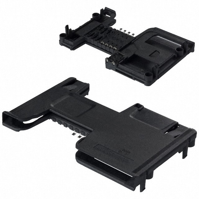 CCM01-2065LFT T30 CONN SMART CARD PUSH-PULL R/A
