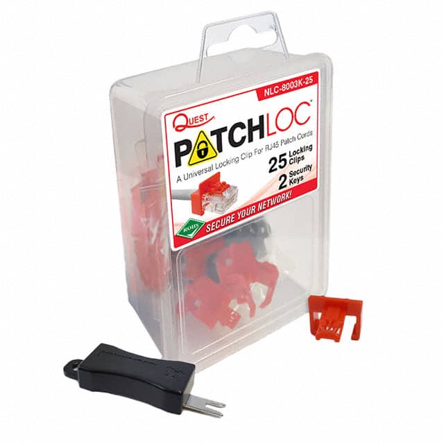 NLC-8003K-25 PATCHLOC RJ45 LOCKING CLIPS  KIT
