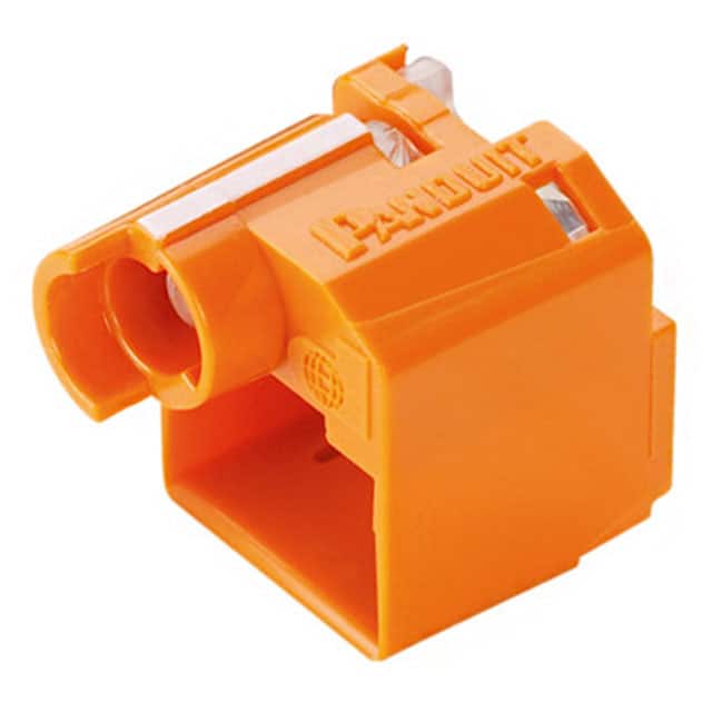 PSL-DCPLR-OR-C CONN RJ45 PLG LOCK-IN DEV 100PC