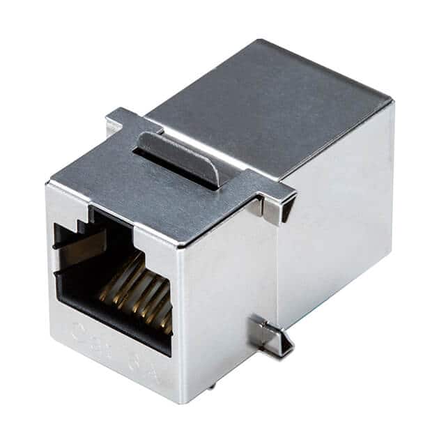 CRJ018-1-TH RJ COUPLER, 2 PORT, 8P8C, 6U, MO