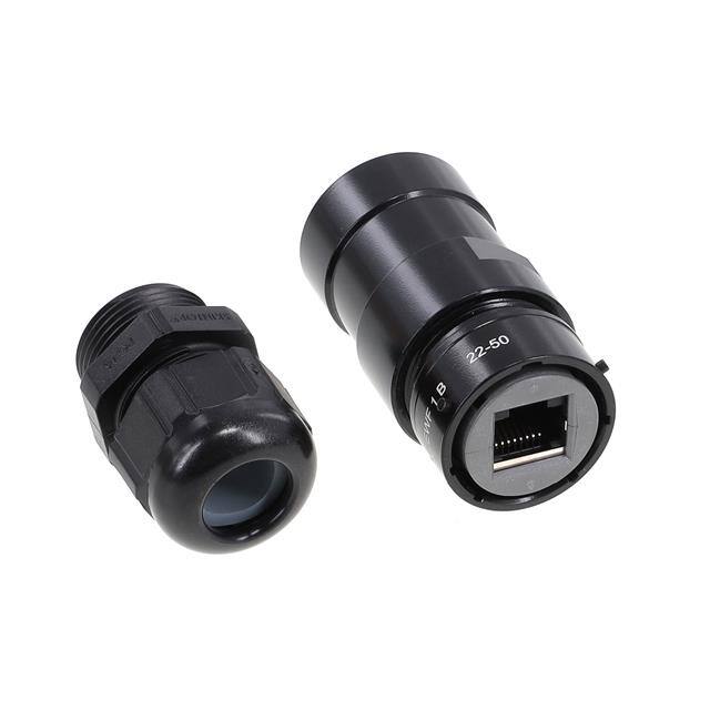 RJF62APEWF1B CONN MOD COUPLER 8P8C TO 8P8C