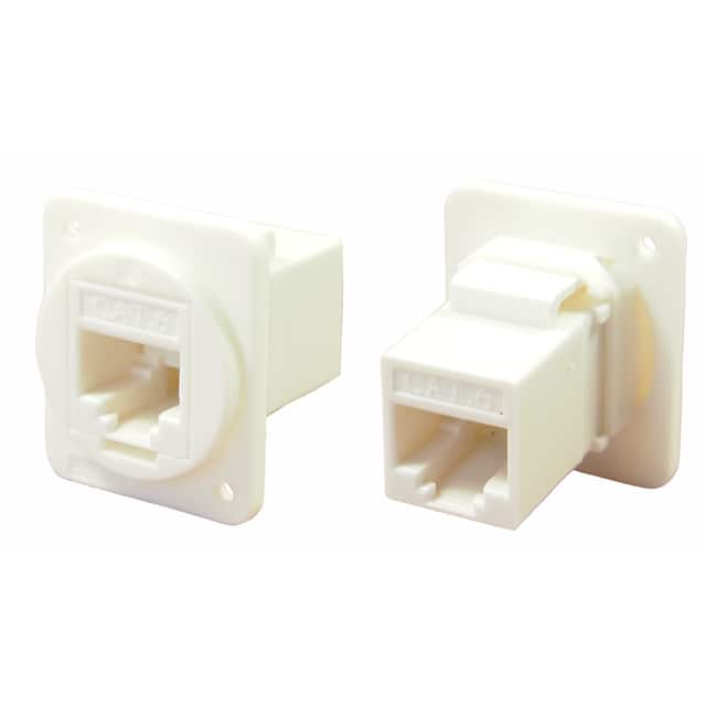 CP30222XW FT CAT6 RJ45 PLAIN HOLE WHITE