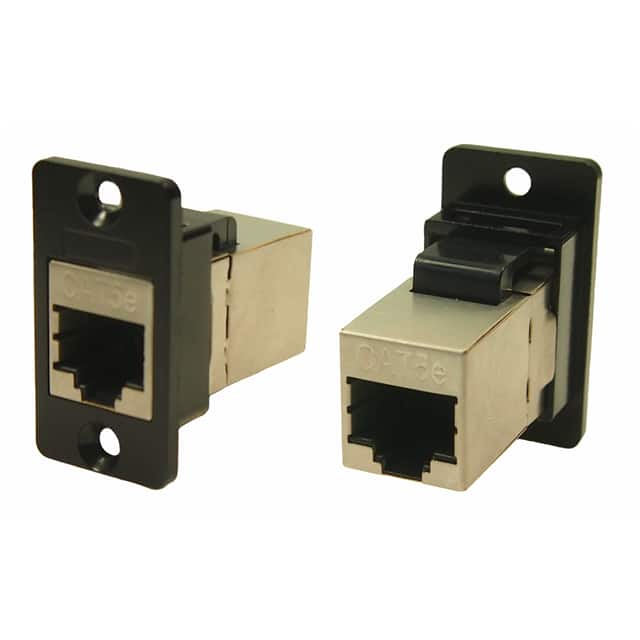CP30620SMB FM BLK MTL SLIM CAT5E SHLD CSK