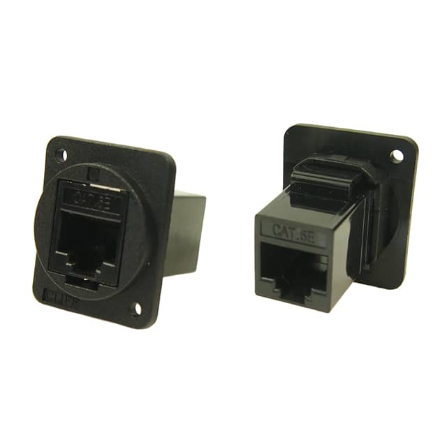CP30220X CONN FEEDTHRU CAT5E RJ45 PLAIN H