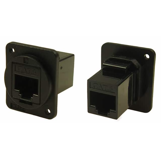 CP30222X CONN FEEDTHRU CAT6 RJ45 PLAIN HO