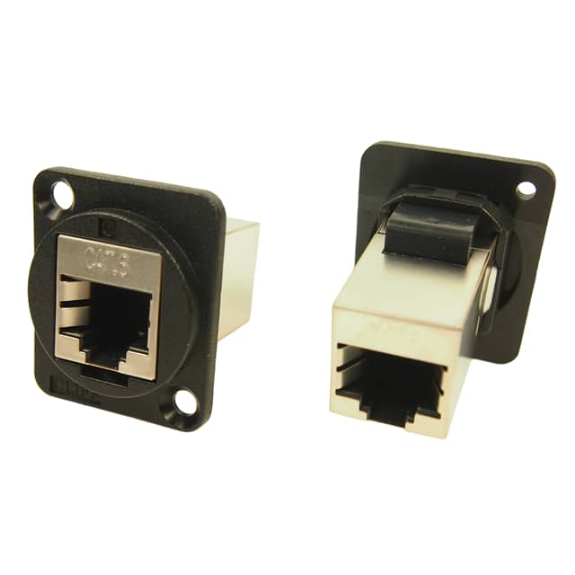 CP30222S FT CAT6 RJ45 SHIELD CSK BLACK
