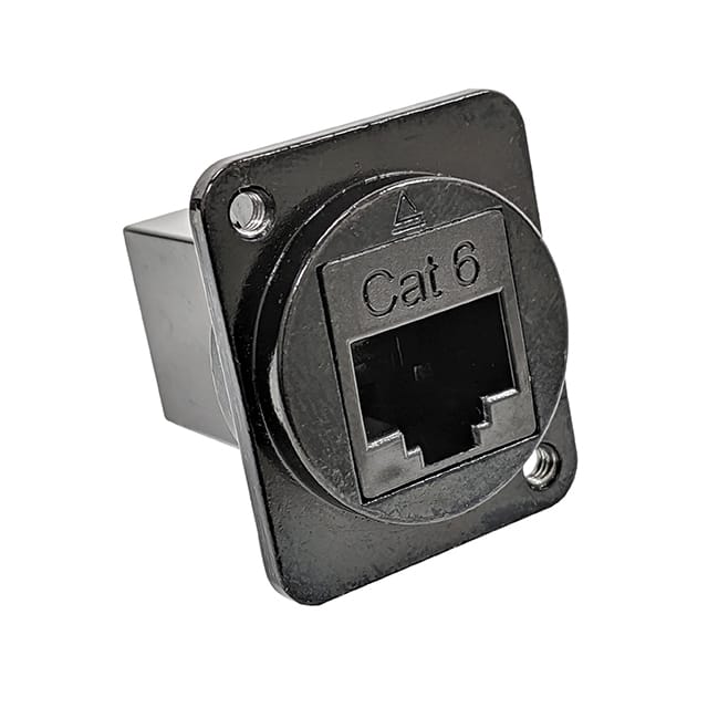 EHRJ45D6BM3 CONN, RJ45, CAT6, DIECAST HOUSIN