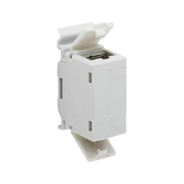 N235-D01-SH-6A CAT6A SHIELDED IN-LINE DIN-RAIL
