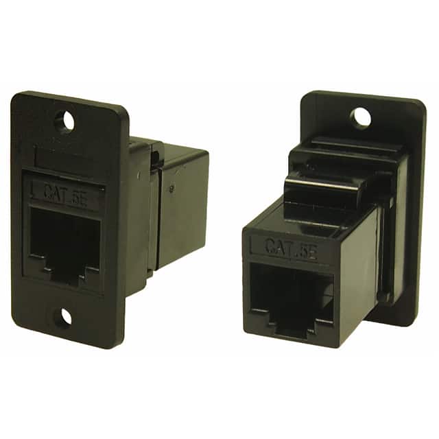 CP30620X1 FM SLIM FT CAT5E 3.2 HOLE BLK