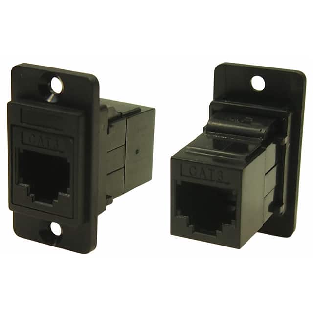 CP30723 DUALSLIM CAT3 RJ11 6P4C BLACK PL