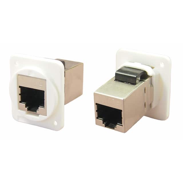 CP30220SXW FT CAT5E SHLD PLAIN HOLE WHITE