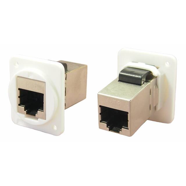 CP30222SXW FT CAT6 SHLD PLAIN HOLE WHITE