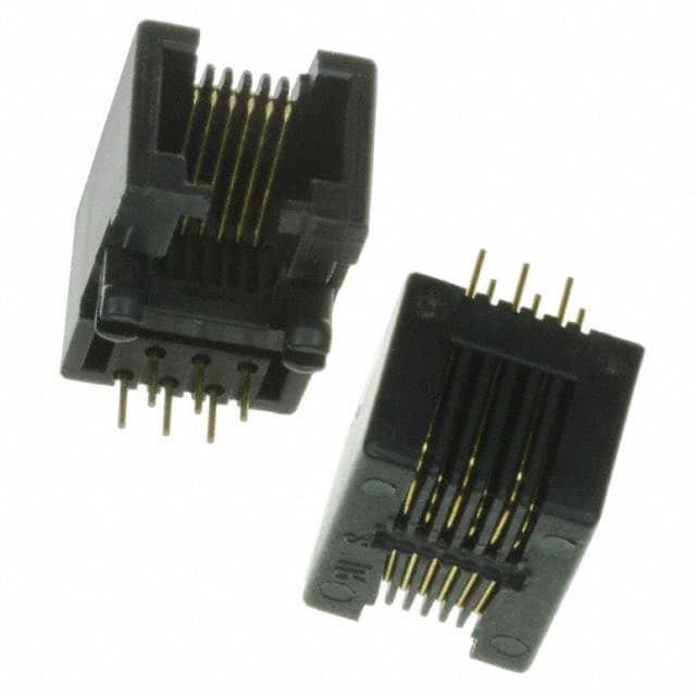 A-2004-1-4-LP-N-R CONN MOD JACK 6P6C R/A UNSHLD
