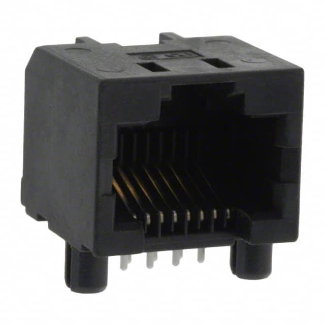 RJHSE-5080 CONN MOD JACK 8P8C R/A UNSHLD