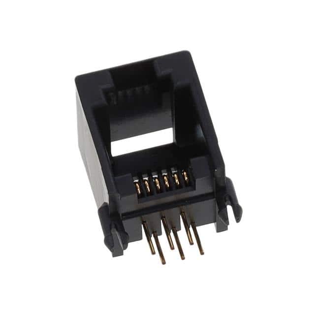 GLX-N-66M-BLK MODJACK LOW/PROF RT< 6P6C BLACK