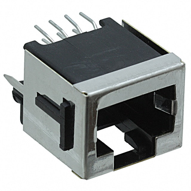 100616-1 CONN MOD JACK 8P8C VERT SHIELDED