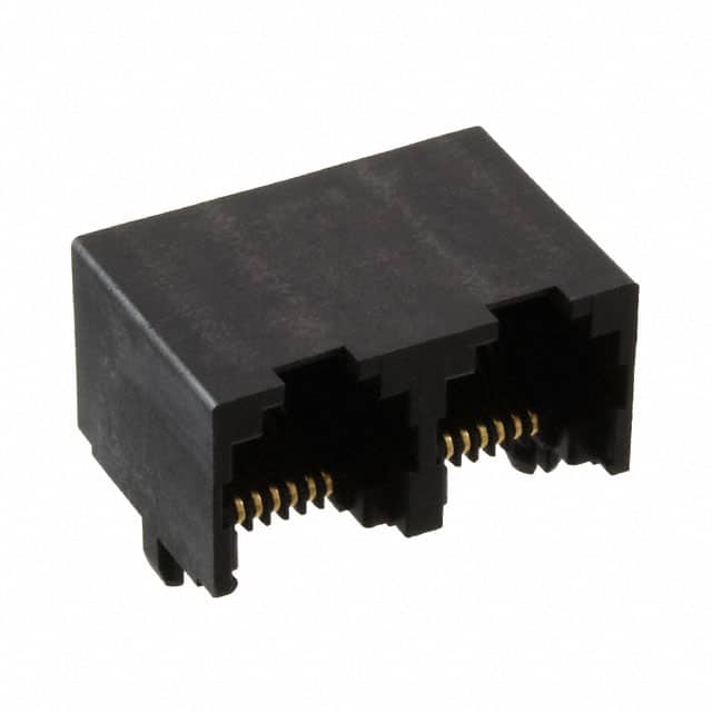 0438146621 CONN MOD JACK 6P6C R/A UNSHLD