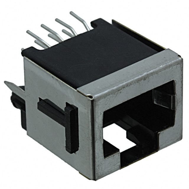 100616-2 CONN MOD JACK 8P8C VERT SHIELDED