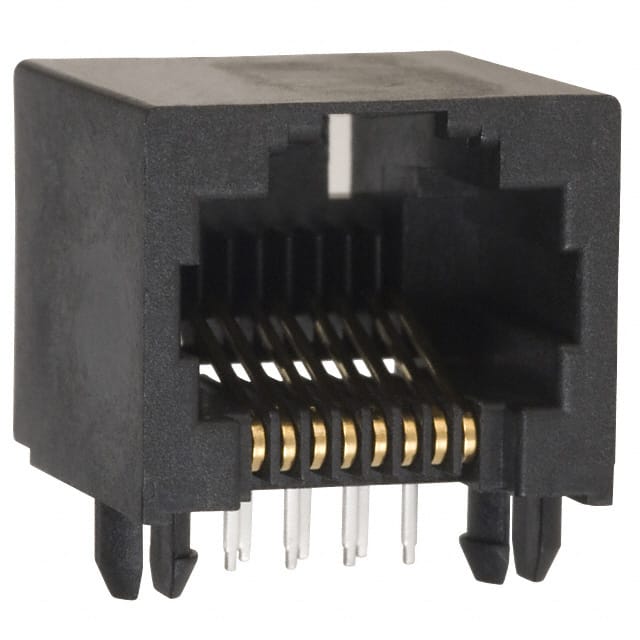 0438600001 CONN MOD JACK 8P8C R/A UNSHLD
