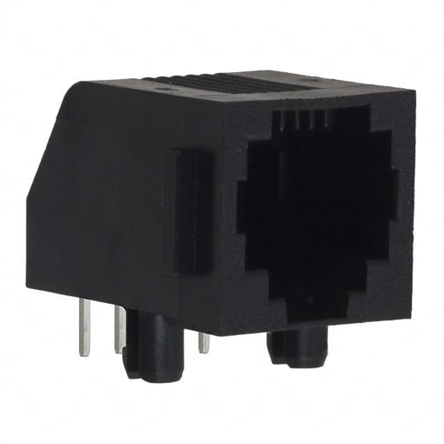 555163-1 CONN MOD JACK 6P6C R/A UNSHLD