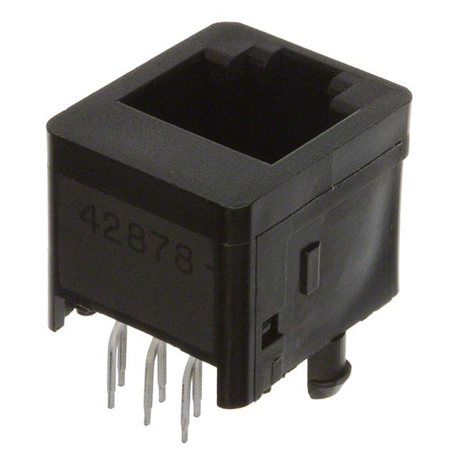 0428786218 CONN MOD JACK 6P6C VERT UNSHLD