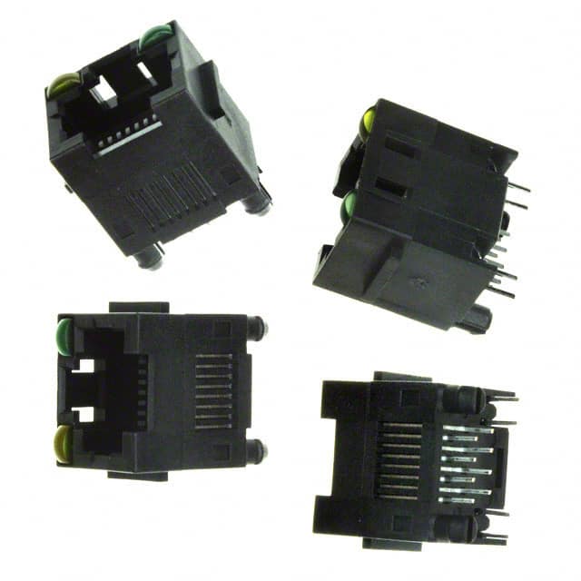 RJHSE-3081 CONN MOD JACK 8P8C VERT UNSHLD