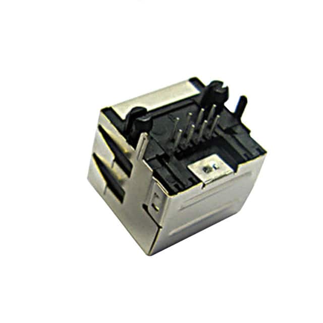 615008140621 CONN MOD JACK 8P8C R/A SHIELDED