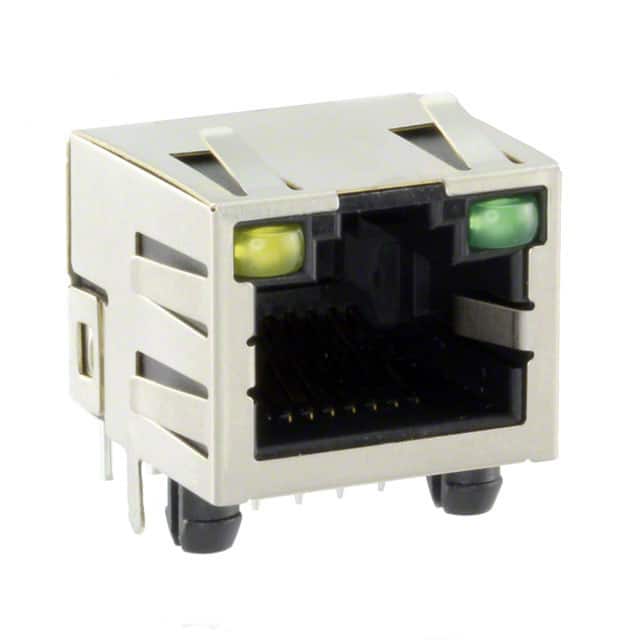 615008137421 CONN MOD JACK 8P8C R/A SHIELDED