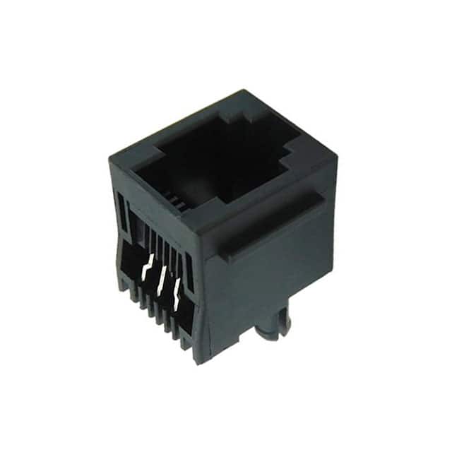SS-90000-007 MOD JACK 6P6C UNSHLD VRT FLNG