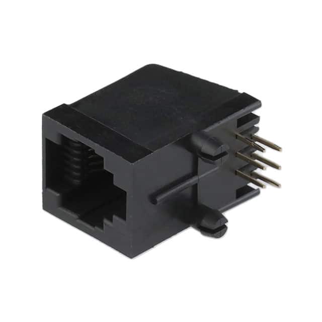 A-2004-1-4-N-R CONN MOD JACK 6P6C R/A UNSHLD