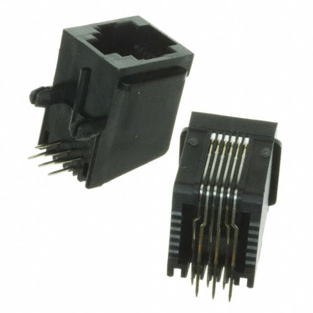 A-2004-1-4-R CONN MOD JACK 6P6C R/A UNSHLD